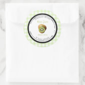 Zelfgemaakte Kiwi Jam Label Sticker (Tas)