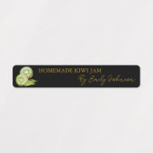 Zelfgemaakte Kiwi Jam Thin Label (Design 2)