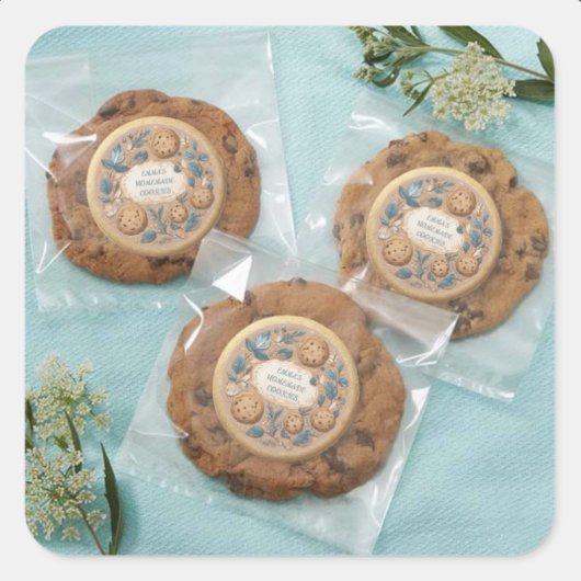 Zelfgemaakte Koekje Ronde Sticker