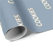 Zelfgemaakte koekjes Blue Bakery Wrapping Cadeaupapier (Rol Hoek)