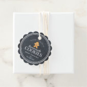 Zelfgemaakte koekjes Gingerbread Man krijtbord Bedankjes Labels (In situ)