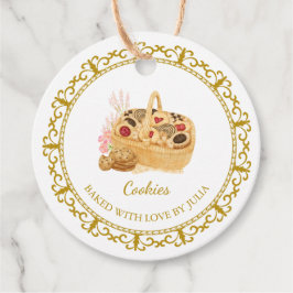  zelfgemaakte koekjes hangen Label