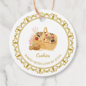  zelfgemaakte koekjes hangen Label (Voorkant)