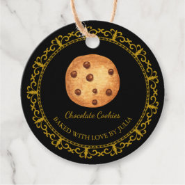  zelfgemaakte koekjes hangen Label