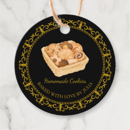  zelfgemaakte koekjes hangen Label