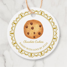  zelfgemaakte koekjes hangen Label