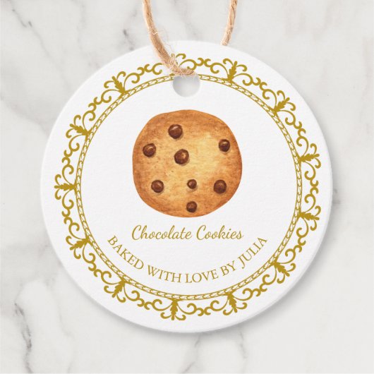  zelfgemaakte koekjes hangen Label (Voorkant)