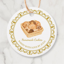  zelfgemaakte koekjes hangen Label