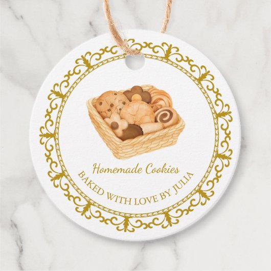 zelfgemaakte koekjes hangen Label (Voorkant)