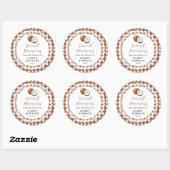 Zelfgemaakte Kokos Macaroon Label (Vel)