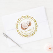 Zelfgemaakte Kokosolie Label L Wit (Envelop)