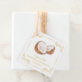  Zelfgemaakte Kokosolie Plein Hang Label (In situ)