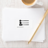 Zelfgemaakte kookspullen etiket (Insitu)