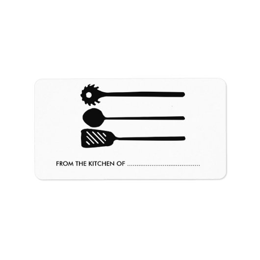 Zelfgemaakte kookspullen etiket (Voorkant)