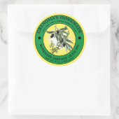  zelfgemaakte kruiden olijfolie label Sjabloon (Tas)