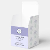Zelfgemaakte Lavendel Bad Bomb Box Bedankdoosjes (Geopend)