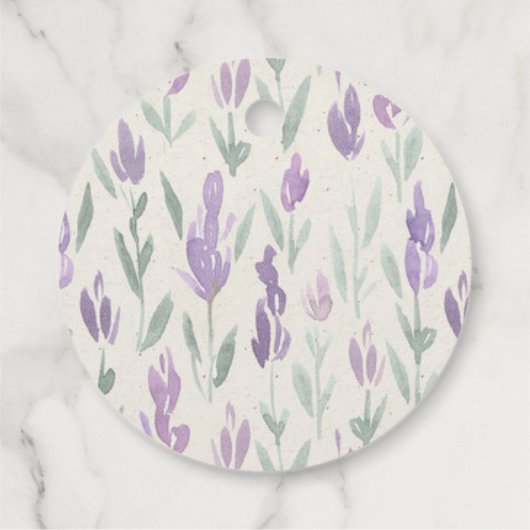 Zelfgemaakte lavendel badzouten of suikerscrub bedankjes labels (Achterkant)