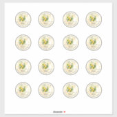 Zelfgemaakte Lemon Curd Canning 2 in 16 | Postzege Sticker (Vel)