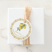  Zelfgemaakte Lemon Curd Hang Label l Wit (In situ)