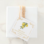  Zelfgemaakte Lemon Curd Square Hang Label (In situ)