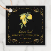  Zelfgemaakte Lemon Curd Square Hang Label (Voorkant)