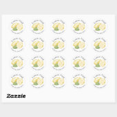 Zelfgemaakte Lemon Curd Voedsel Etiket (Vel)