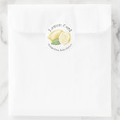 Zelfgemaakte Lemon Curd Voedsel Etiket (Tas)