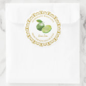 Zelfgemaakte Limoen Jam Label l Wit (Tas)