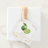 Zelfgemaakte Limoen Jam Square Hang Label (In situ)