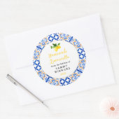 Zelfgemaakte Limoncello Drink Label (Envelop)