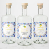 Zelfgemaakte Limoncello Drink Likeurfles Etiket (Flessen)