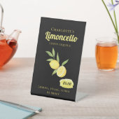 Zelfgemaakte Limoncello Lemon Likeur Prijs Reclamebord Met Voetstuk (Insitu)