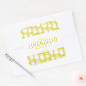 Zelfgemaakte Limoncello Sticker (Envelop)