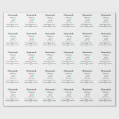 Zelfgemaakte macarons toevoegen ingrediënten gemaa cadeaupapier (Vlak)