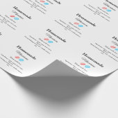 Zelfgemaakte macarons toevoegen ingrediënten gemaa cadeaupapier (Hoek)