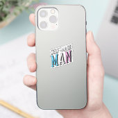 Zelfgemaakte man sticker (Telefoon)