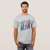 Zelfgemaakte man t-shirt (Voorkant volledig)