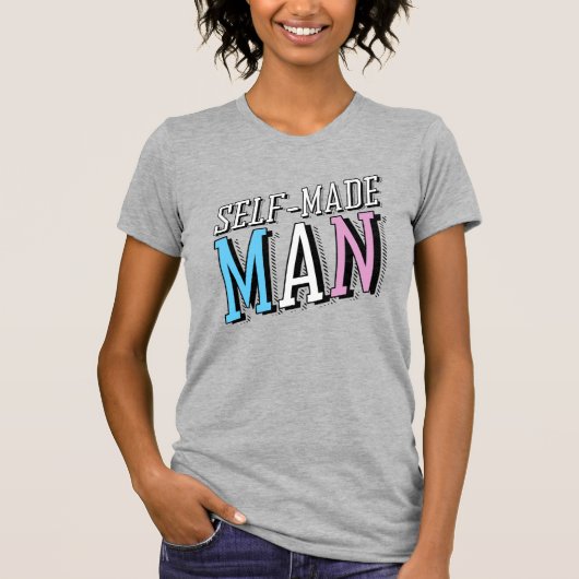 Zelfgemaakte man t-shirt (Voorkant)