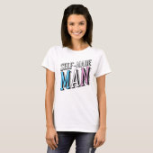 Zelfgemaakte man t-shirt (Voorkant volledig)