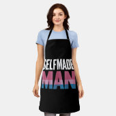 Zelfgemaakte man Transgender Trans Pride Vlag Tran Schort (Gedragen)