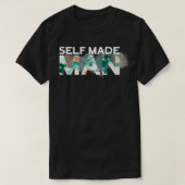 Zelfgemaakte Man Transman LGBT Trans Pride Flag Gi T-shirt (Design voorkant)