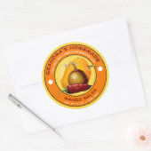 Zelfgemaakte Mango Salsa Label Sjabloon (Envelop)