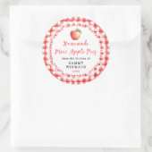 Zelfgemaakte Mini Appeltaart Label (Tas)