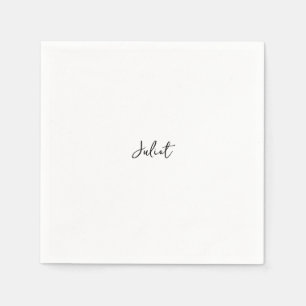 Zelfgemaakte Miss to Mrs Populairste Vrijgezellenf Servet