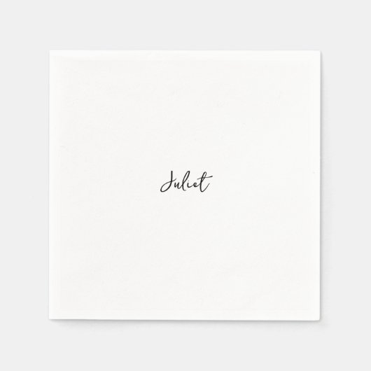 Zelfgemaakte Miss to Mrs Populairste Vrijgezellenf Servet (Voorkant)