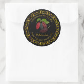 Zelfgemaakte Mulberry Jam Label l Zwart (Tas)