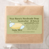 Zelfgemaakte natuurlijke zeep labels ontwerp Sjabl (Insitu)