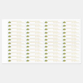 Zelfgemaakte Olive Pickle Thin Label (Vel)