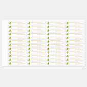 Zelfgemaakte Olive Pickle Thin Label (Vel)