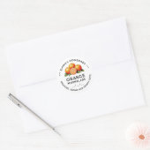 Zelfgemaakte oranje marmalade inmaak sticker (Envelop)